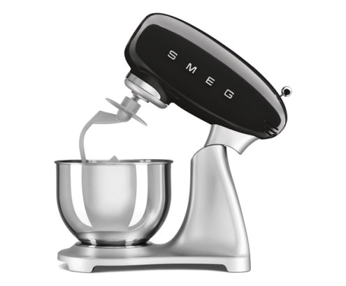 Smeg SMF02BLEU batidora Batidora de varillas 800 W Negro, Plata