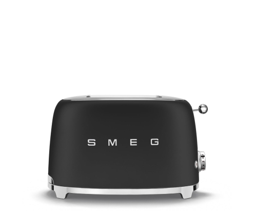 Smeg TSF01BLMEU tostadora 6 2 rebanada(s) 950 W Negro, Acero inoxidable