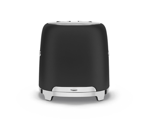 Smeg TSF01BLMEU tostadora 6 2 rebanada(s) 950 W Negro, Acero inoxidable