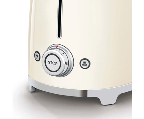 Smeg TSF01CREU tostadora 6 2 rebanada(s) 950 W Crema de color