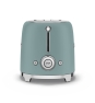 Smeg TSF01EGMEU tostadora 6 2 rebanada(s) 950 W Cromo, Verde