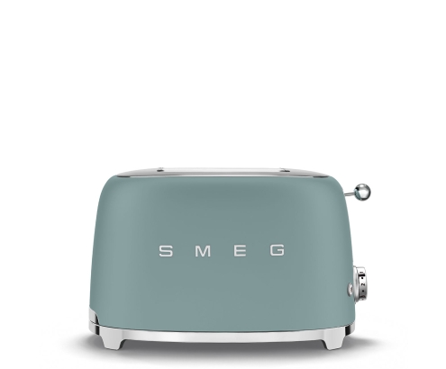 Smeg TSF01EGMEU tostadora 6 2 rebanada(s) 950 W Cromo, Verde