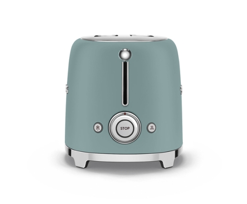Smeg TSF01EGMEU tostadora 6 2 rebanada(s) 950 W Cromo, Verde