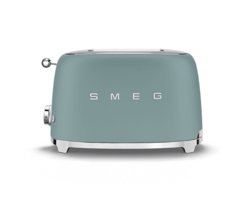 Smeg TSF01EGMEU tostadora 6 2 rebanada(s) 950 W Cromo, Verde