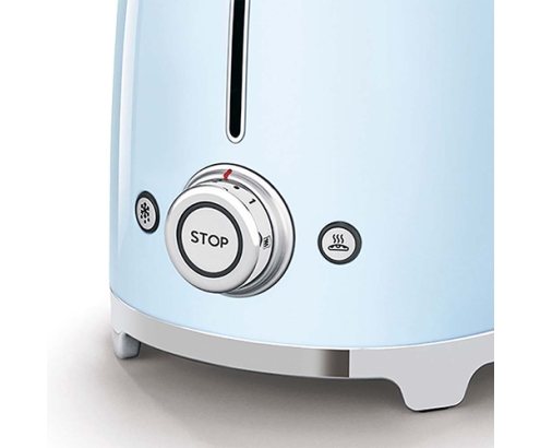 Smeg TSF01PBEU tostadora 6 2 rebanada(s) 950 W Azul