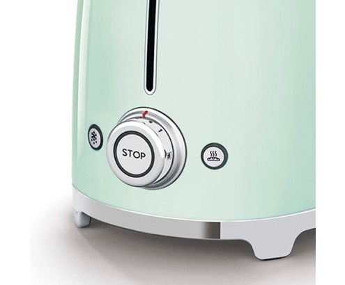 Smeg TSF01PGEU tostadora 6 2 rebanada(s) 950 W Verde