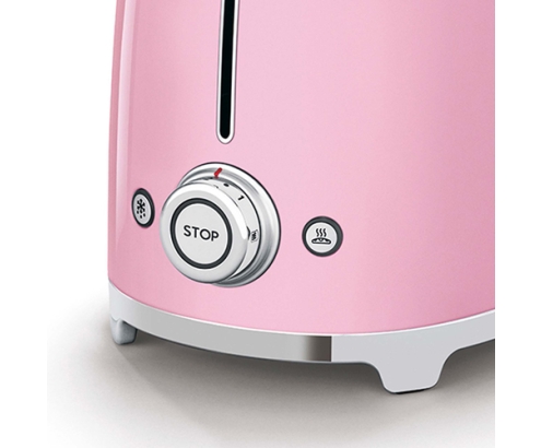 Smeg TSF01PKEU tostadora 6 2 rebanada(s) 950 W Rosa