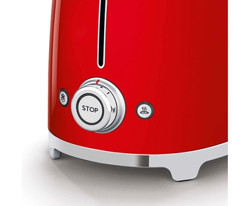 Smeg TSF01RDEU tostadora 6 2 rebanada(s) 950 W Rojo