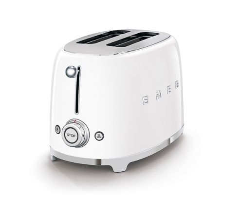 Smeg TSF01WHEU tostadora 6 2 rebanada(s) 950 W Blanco
