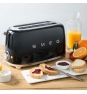 Smeg TSF02BLEU tostadora 6 4 rebanada(s) 1500 W Negro