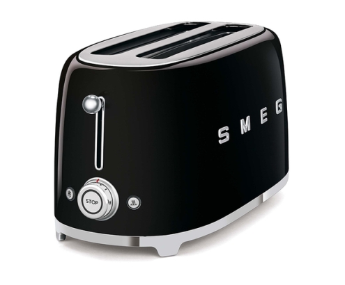 Smeg TSF02BLEU tostadora 6 4 rebanada(s) 1500 W Negro