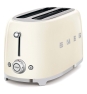 Smeg TSF02CREU tostadora 6 4 rebanada(s) 1500 W Crema de color