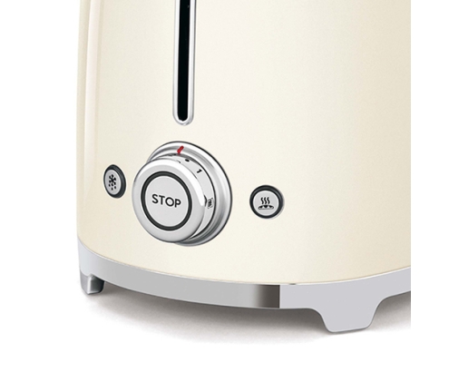 Smeg TSF02CREU tostadora 6 4 rebanada(s) 1500 W Crema de color