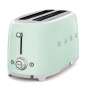 Smeg TSF02PGEU tostadora 6 4 rebanada(s) 1500 W Verde