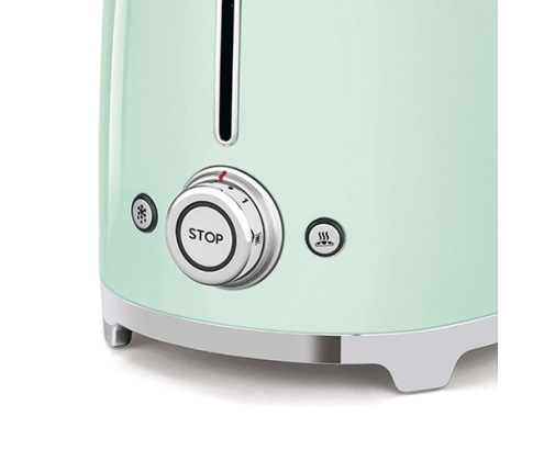 Smeg TSF02PGEU tostadora 6 4 rebanada(s) 1500 W Verde