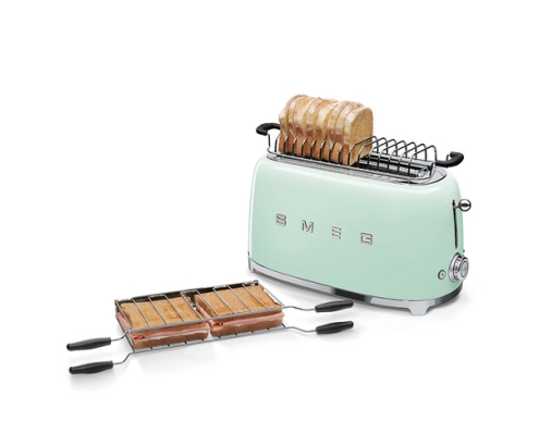 Smeg TSF02PGEU tostadora 6 4 rebanada(s) 1500 W Verde