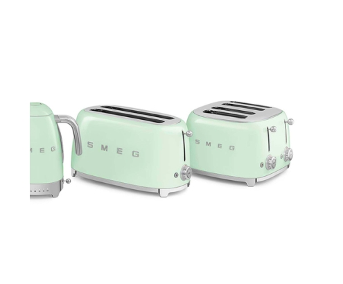 Smeg TSF02PGEU tostadora 6 4 rebanada(s) 1500 W Verde