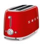 Smeg TSF02RDEU tostadora 6 4 rebanada(s) 1500 W Rojo