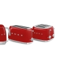 Smeg TSF02RDEU tostadora 6 4 rebanada(s) 1500 W Rojo