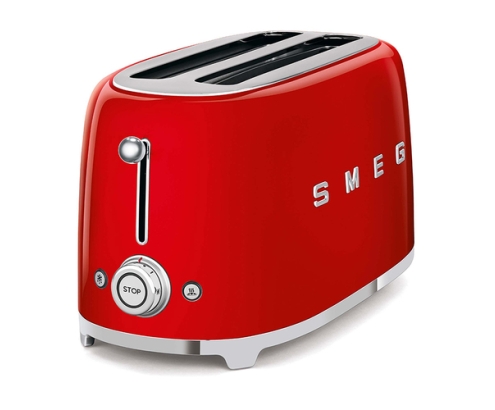 Smeg TSF02RDEU tostadora 6 4 rebanada(s) 1500 W Rojo