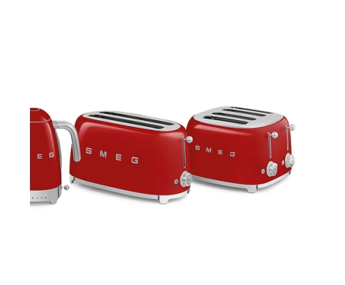Smeg TSF02RDEU tostadora 6 4 rebanada(s) 1500 W Rojo