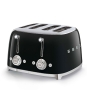 Smeg TSF03BLEU tostadora 6 4 rebanada(s) 2000 W Negro