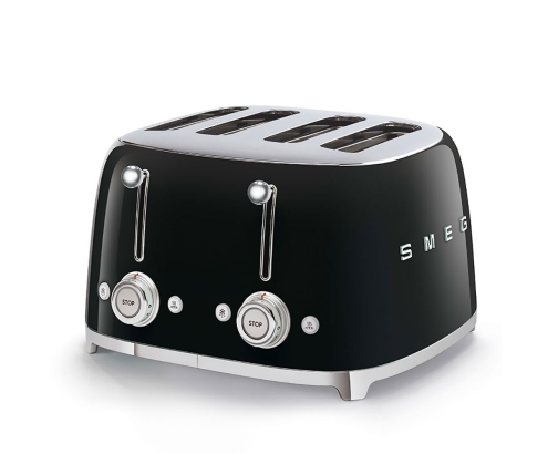 Smeg TSF03BLEU tostadora 6 4 rebanada(s) 2000 W Negro