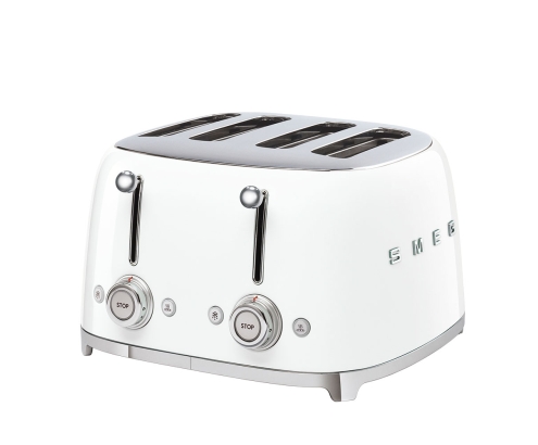 Smeg TSF03WHEU tostadora 6 4 rebanada(s) 2000 W Blanco