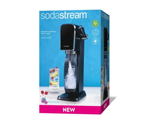 SodaStream ART Negro, Acero