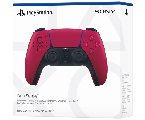 Sony Dualsense Para PlayStation 5 Bluetooth Retroalimentación háptica Cosmic Red Gamepad