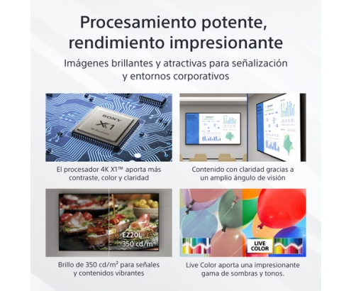 Sony FW-55EZ20L pantalla de señalización Pantalla plana para señalización digital 139,7 cm (55