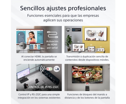 Sony FW-75EZ20L pantalla de señalización Pantalla plana para señalización digital 190,5 cm (75