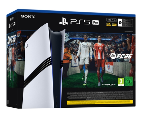Sony Pack de consola PlayStation 5 Pro 2 TB con EA SPORTS FC 26