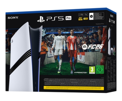 Sony Pack de consola PlayStation 5 Pro 2 TB con EA SPORTS FC 26