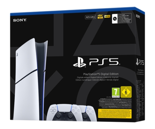 Sony Playstation 5 Slim Digital 825 GB Wifi Negro, Blanco