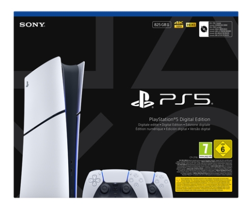 Sony Playstation 5 Slim Digital 825 GB Wifi Negro, Blanco
