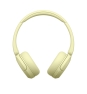 Sony WHCH520Y.CE7 auricular y casco Auriculares Inalámbrico Diadema Llamadas/Música USB Tipo C Bluetooth Amarillo