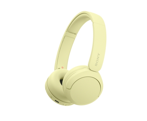 Sony WHCH520Y.CE7 auricular y casco Auriculares Inalámbrico Diadema Llamadas/Música USB Tipo C Bluetooth Amarillo