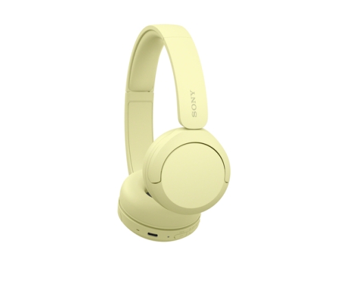 Sony WHCH520Y.CE7 auricular y casco Auriculares Inalámbrico Diadema Llamadas/Música USB Tipo C Bluetooth Amarillo