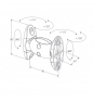 SOPORTE PARED ALTAVOCES OMB NEW FLEX ORIENTABLE PLATA NEW FLEX