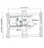 SOPORTE PARED DTI SOP-3020 ORIENTABLE PROFUNDIDAD HORIZONTAL VERTICAL 40P - 80P NEGRO SOP-3020