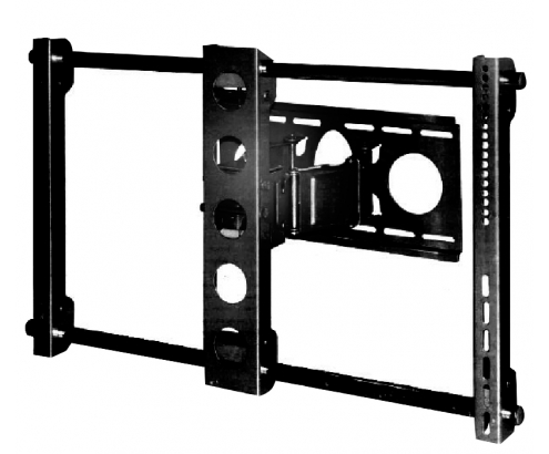 SOPORTE PARED DTI SOP-3020 ORIENTABLE PROFUNDIDAD HORIZONTAL VERTICAL 40P - 80P NEGRO SOP-3020