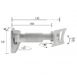 SOPORTE PARED OMB BISOLUTION ORIENTABLE 10P - 32P PLATA BISOLUTION