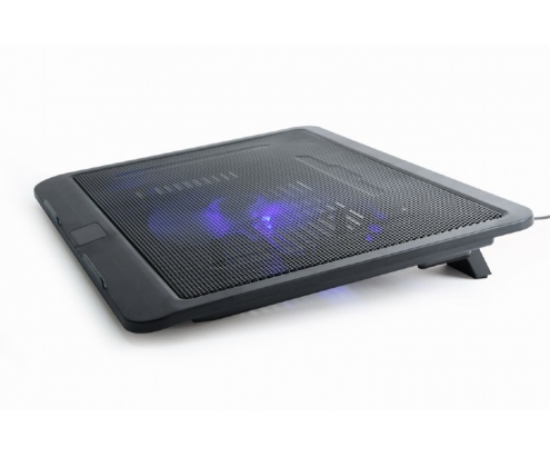 Soporte refrigerante gembird para portatiles 15p negro NBS-1F15-04