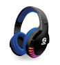 Sparco SPWHEADPHONE auricular y casco Auriculares Inalámbrico Diadema Juego USB Tipo C Negro, Azul