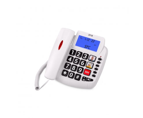 SPC Comfort Volume 2 Teléfono analógico Identificador de llamadas Blanco