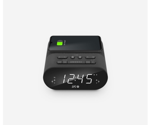 SPC Frodi QI Reloj despertador digital Negro