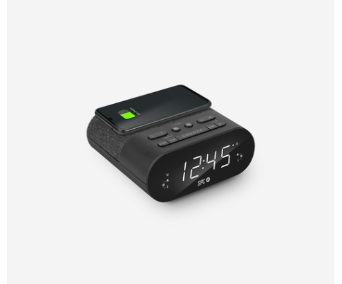 SPC Frodi QI Reloj despertador digital Negro