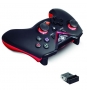 SPIRIT OF GAMER XGP GAMEPAD INALAMBRICO 2.4GHZ VIBRACION RECEPTOR NANO PC PS3 NEGRO ROJO SOG-RFXGP