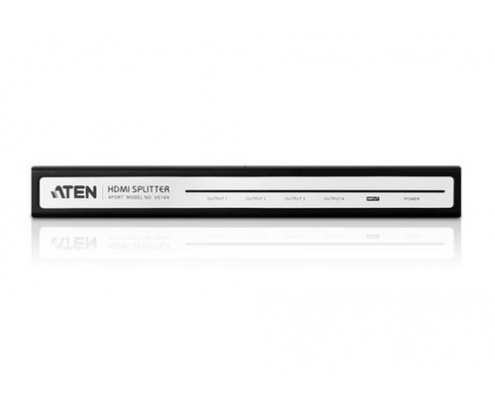 SPLITTER ATEN HDMI 4 PUERTOS TRUE 4K AT 60HZ NEGRO VS184B-AT-G